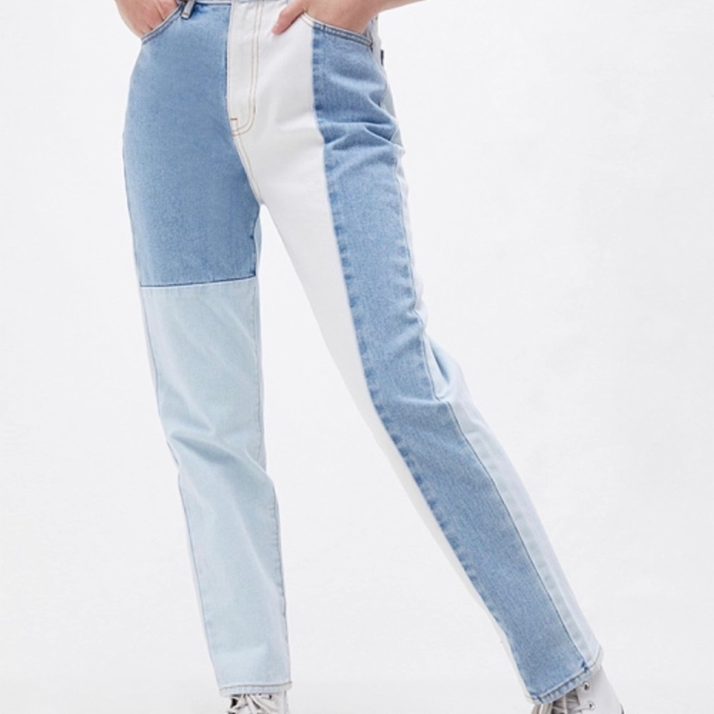 PacSun Eco Hopper Patch Mom Jeans